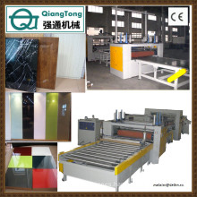 High gloss panel production line / PUR Hot Melt Glue Press Machine for MDF Board